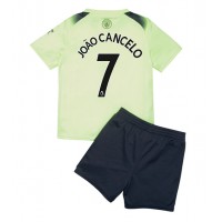 Manchester City Joao Cancelo #7 Tredje sæt Børn 2022-23 Kortærmet (+ Korte bukser)